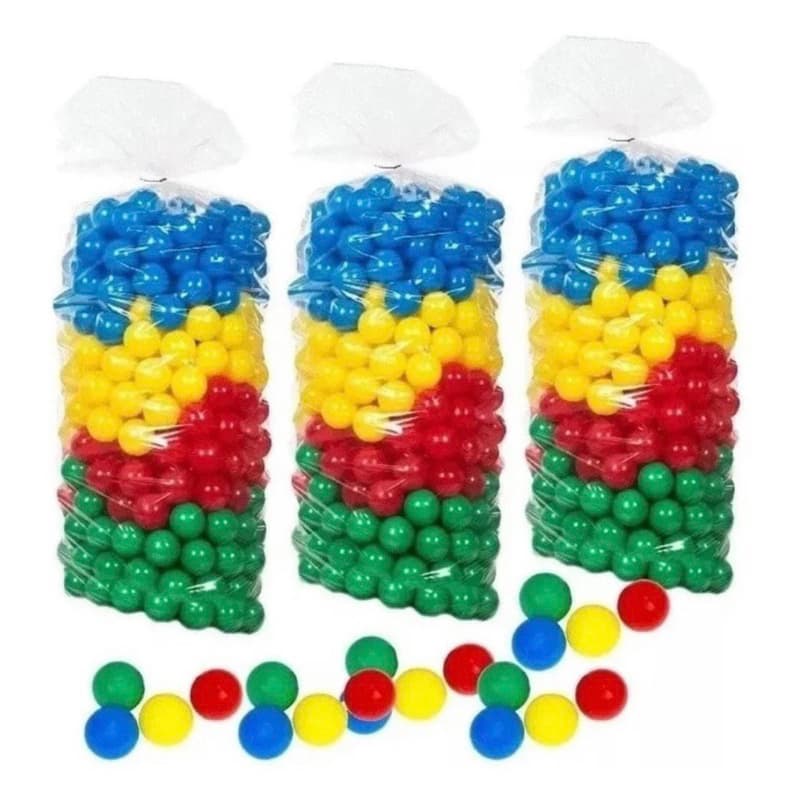 Bolinhas Para Piscina de Bolinhas Emborrachadas 76mm - Escolha a Quantidade