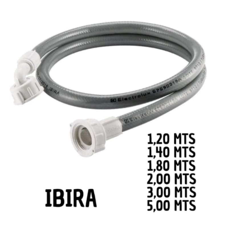 Mangueira de Entrada para Máquina de Lavar Ibirá Universal Resistente