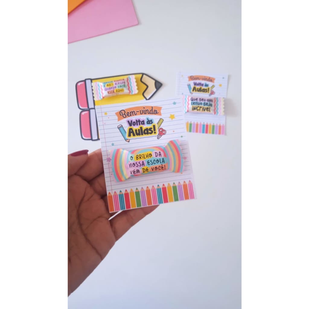 KIT CARDS + BALAS VOLTAS AS AULAS