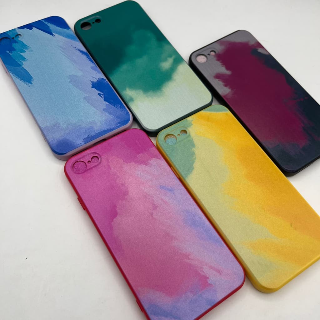 Capa para iPhone Silicone Manchada