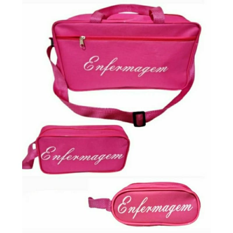 Kit de Enfermagem Personalizado com 3 bolsas