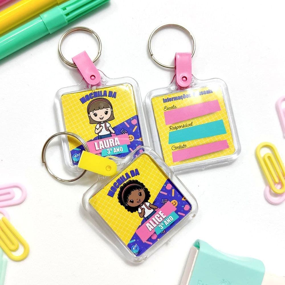 10 CHAVEIROS PERSONALIZADOS