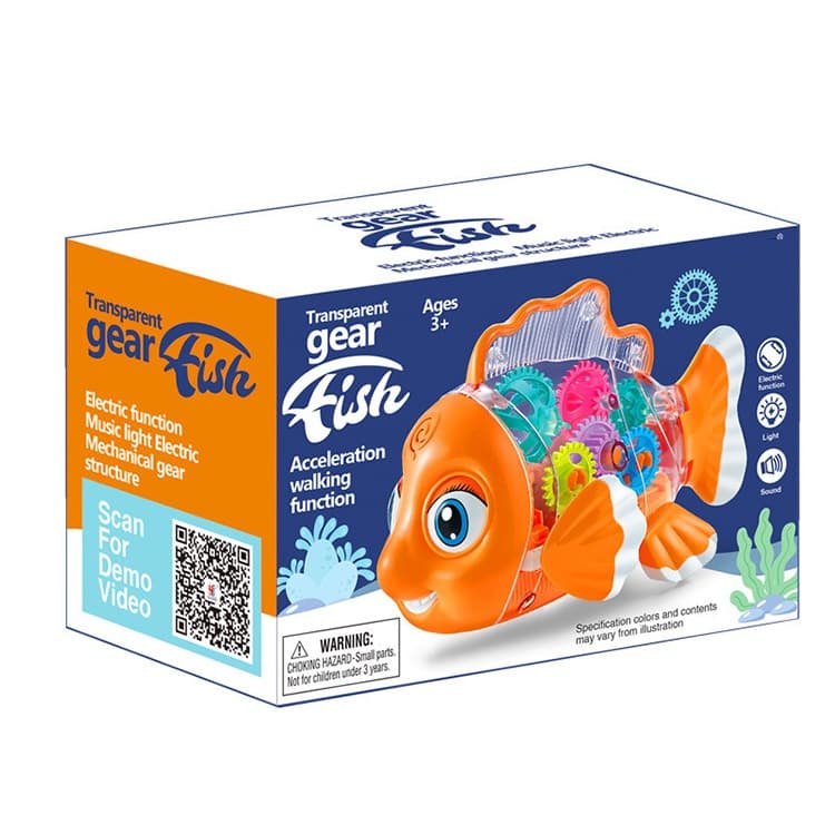 Brinquedo Educativo Infantil Peixe Nemo Animado Musical Bebê
