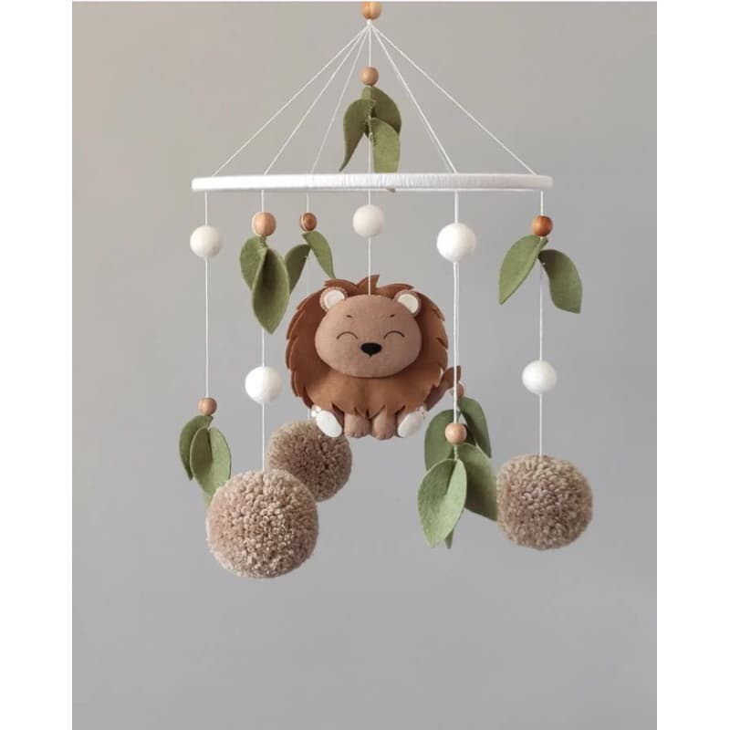 Móbile de Berço leão floresta Doce Sonho