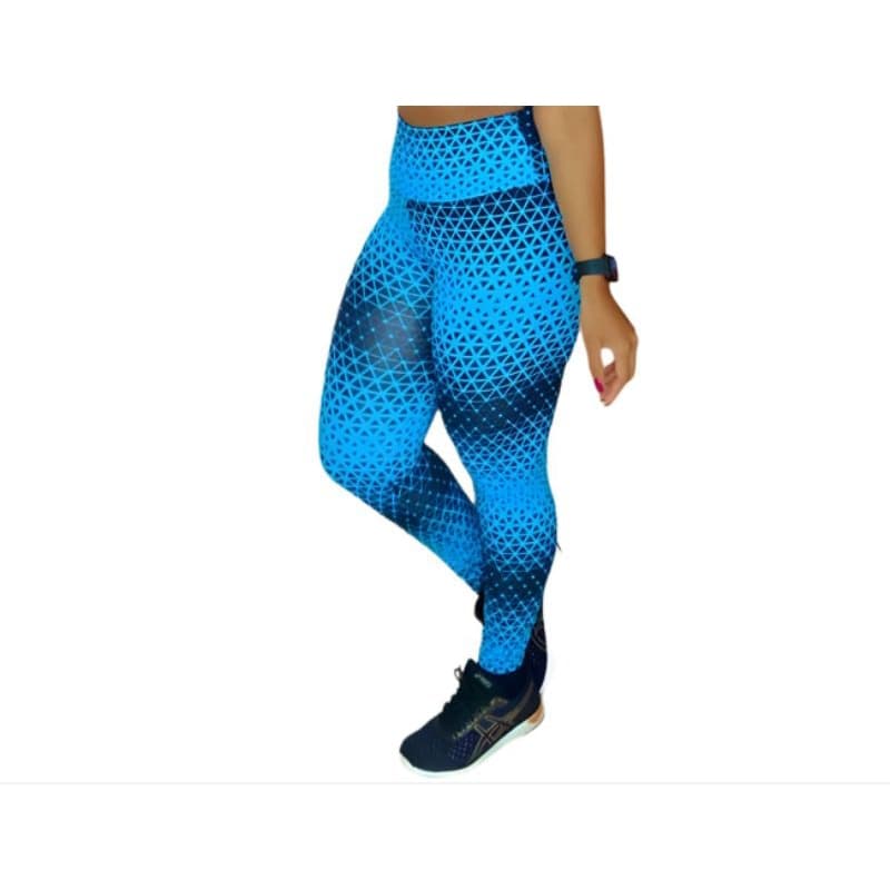 kit 8 calças leg feminina academia moda fitness
