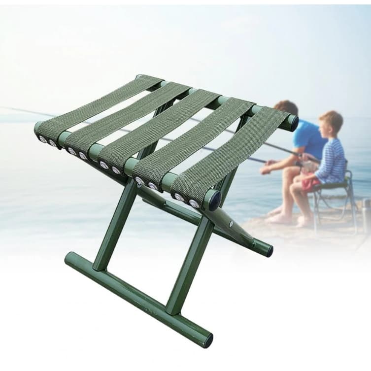 Banqueta Dobrável de Fita Resistente Banco Para Camping Manicure