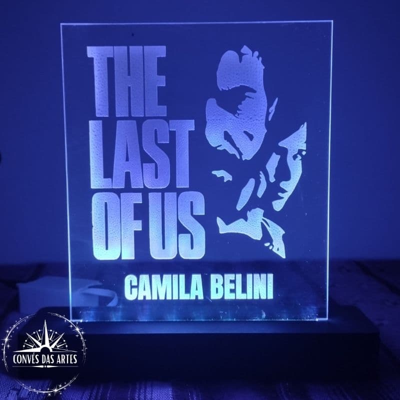 Luminária Personalizada TLOU/The Last of Us/Série/Led/Decoração