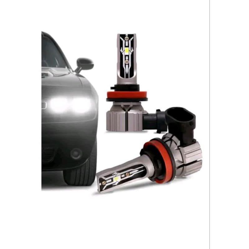 Par de lâmpada ultraled S16 H1 H3 H4 H7 H8 H9 H11 H16 -2 H27 Hb3 Hb4 Led 6000k 12V 40w Farol