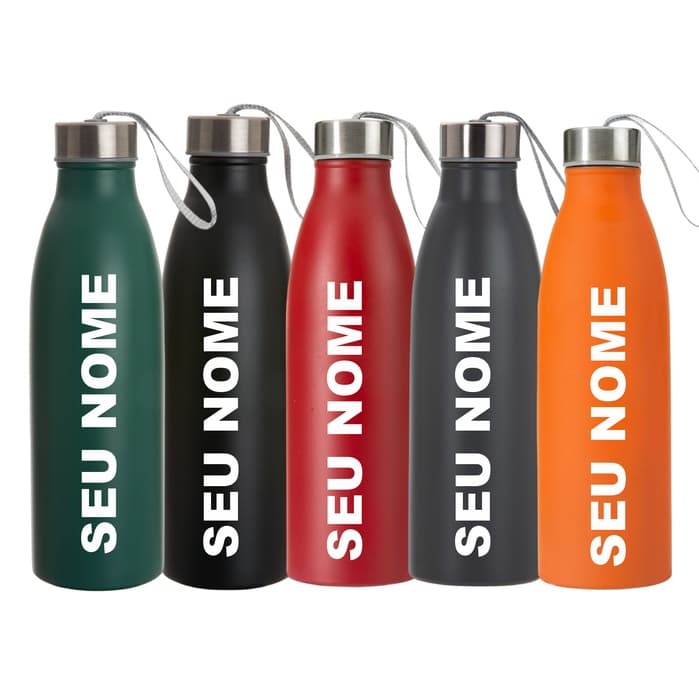 Garrafa Inox 750 Ml Personalizada Com Seu Nome