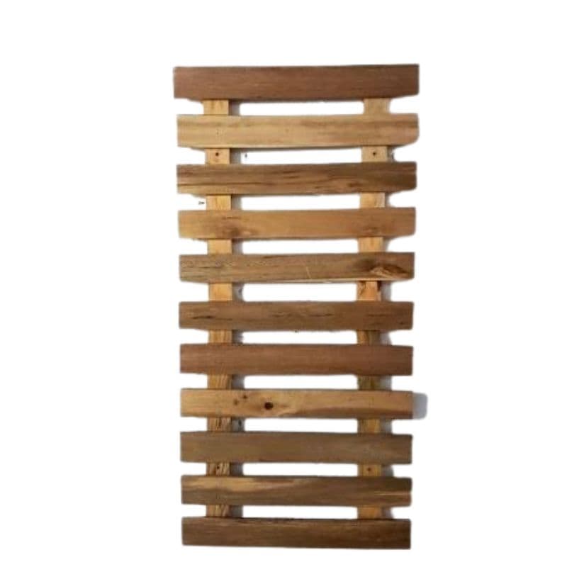 treliça painel jardim vertical de madeira maciça 40x80 envernizado
