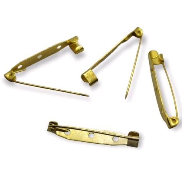 Base para broche dourado Cód Bcx17D