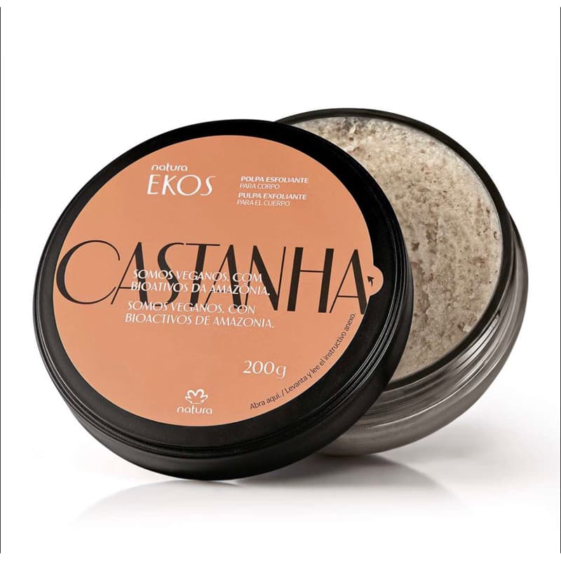 Esfoliante Hidratação e Renovação Para o Corpo Castanha Natura Ekos - 200g