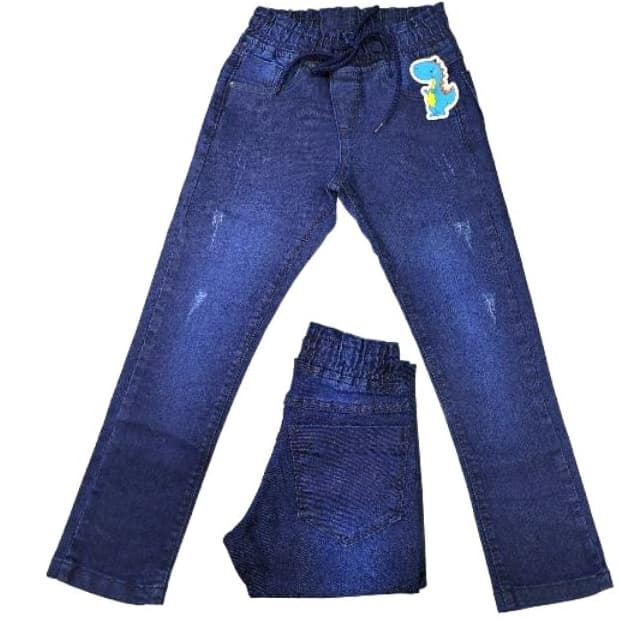 CALÇA JEANS TRADICIONAL INFANTIL /JUVENIL / ADULTO RETA COM 2% DE ELASTANO TAMANHO DO 1 AO 48