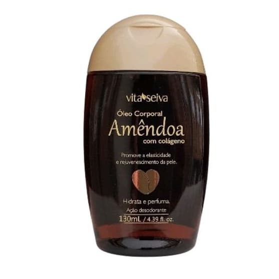 Óleo Corporal Amêndoa com Colágeno 130ml, Vita Seiva