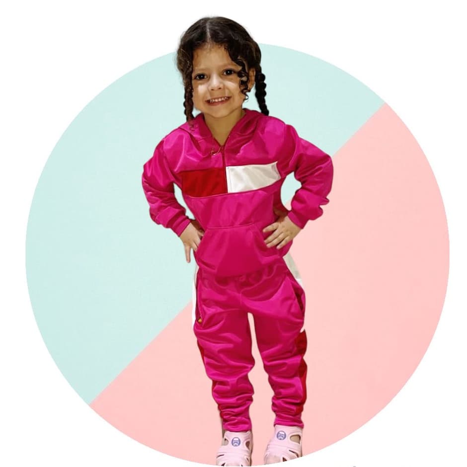 Conjunto Infantil FEMININO Chimpa Tendência