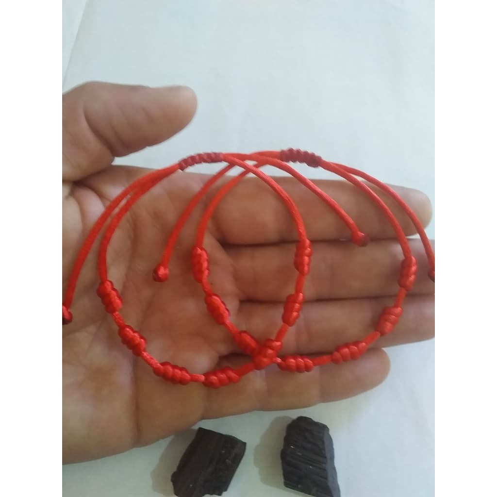 Pulseira 7 nós Cabala , Quebrante inveja e mal olhado