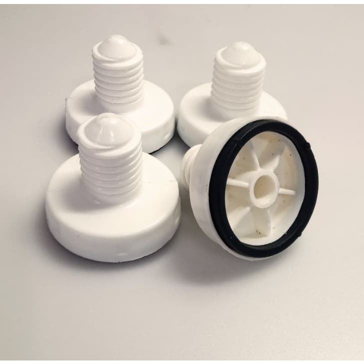 Pé Nivelador Lavadora Electrolux LTE12/LT10/LT12/LTD06 kit 4 Unidades