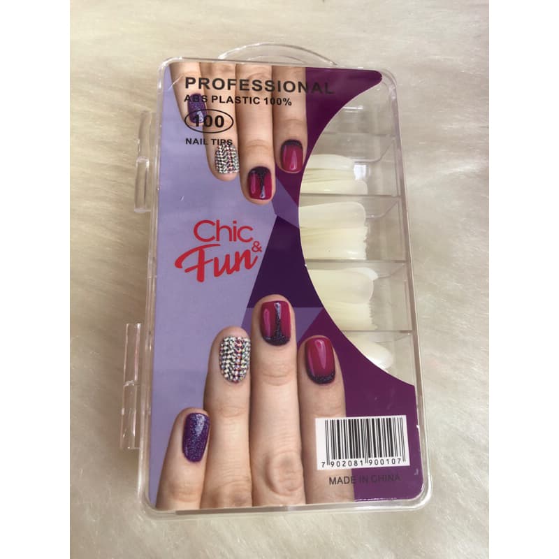 Tips Nail Chic e Fun Leitosa