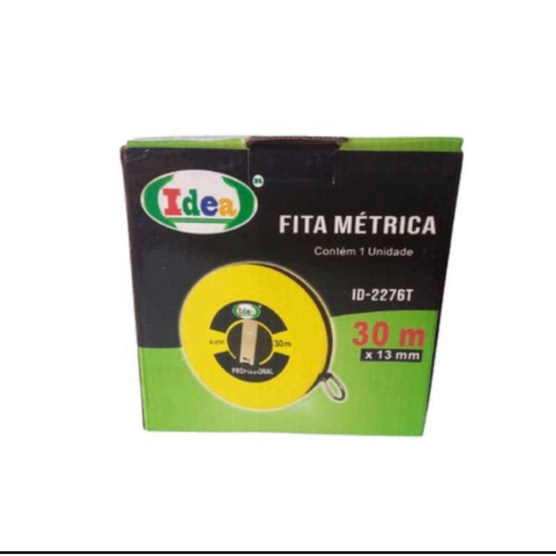 Trena Longa Fita Métrica de Fibra de Vidro 30 Metros
