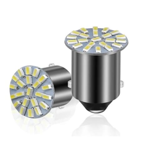 Kit 2 Lâmpadas Automotiva Ré 22 led Iluminação Branco1 Polo 12v