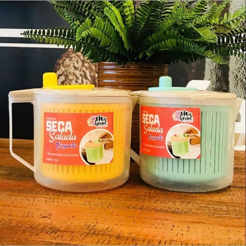 Seca Salada Centrífuga Secadora Verduras e Folhas 2,5L