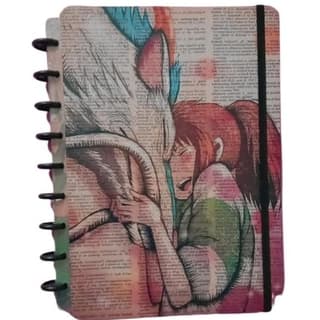 Caderno de disco Viagem de  Chihiro