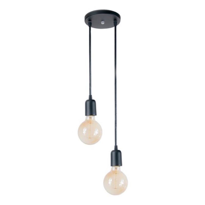 Luminária de Teto Dupla Para duas Lâmpadas com Cabo de 2 Metros