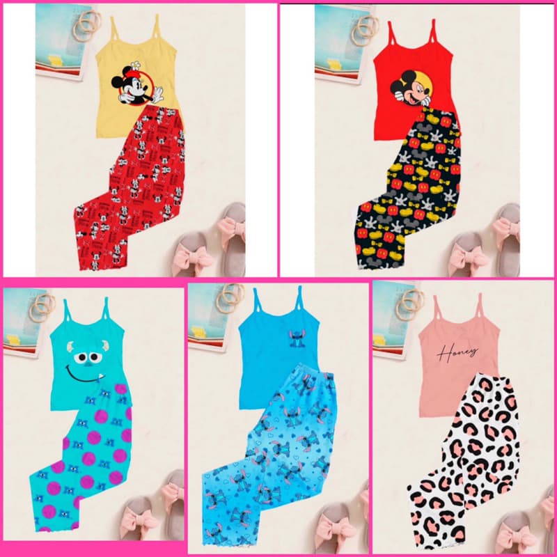Pijama de calça femenino adulto roupa de dormir sale