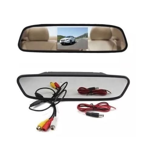 Retrovisor Interno Tela LCD 4.3 Polegadas Universal