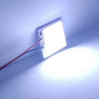 1 Placa Super Led 5 Watts 12v Luz de Teto, Placa, Porta Malas 6000k Carros