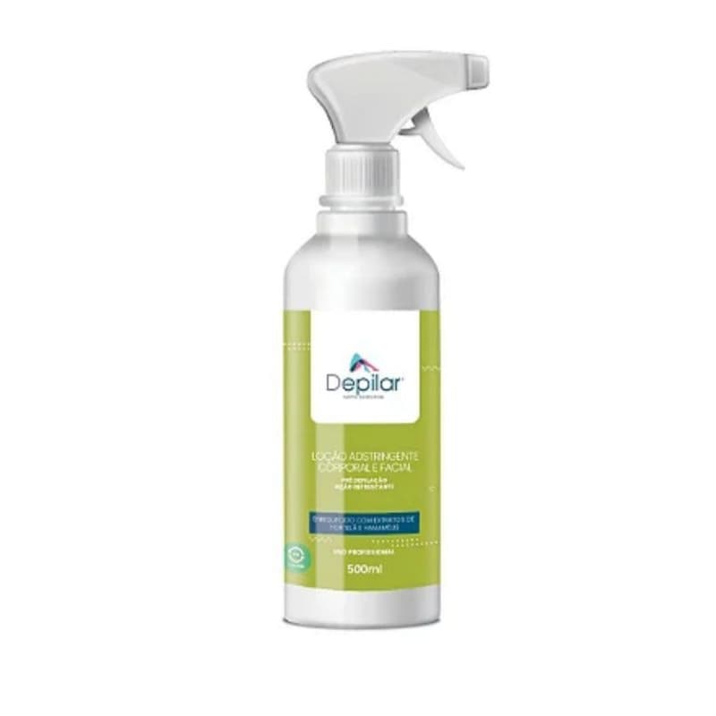 Loção Adstringente Depilar Hortelã e Hamamélis - 500ml