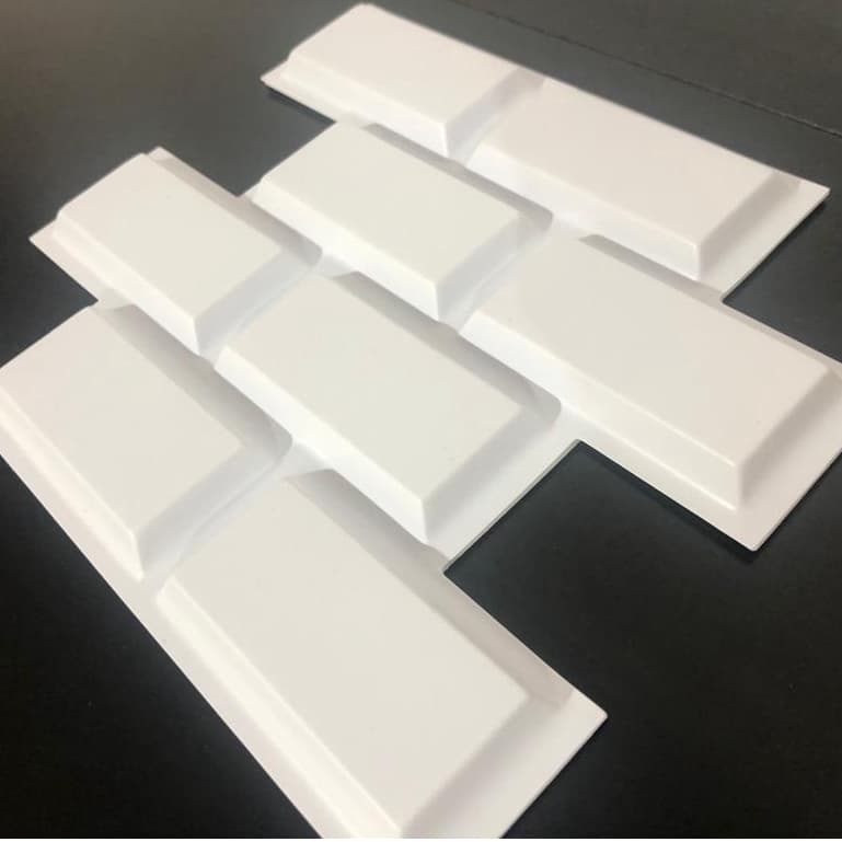 Promo 10 Placas 3d Tijolinho Revestimento PVC Decorativa