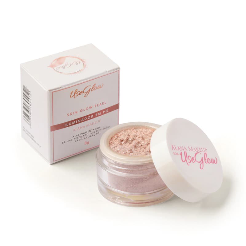 Iluminador em pó Alana Makeup - Skin Glow Pearl