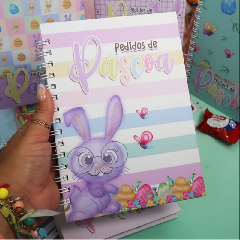 Caderno - Pedidos de Páscoa