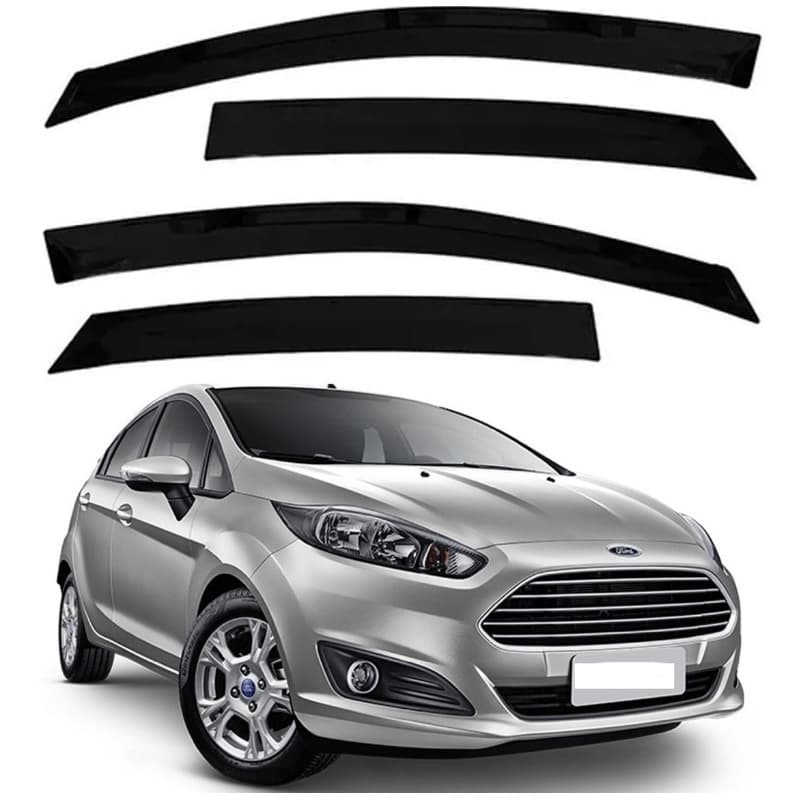 Calha De Chuva New Fiesta Hatch 4 PTS NOVO DESIGN