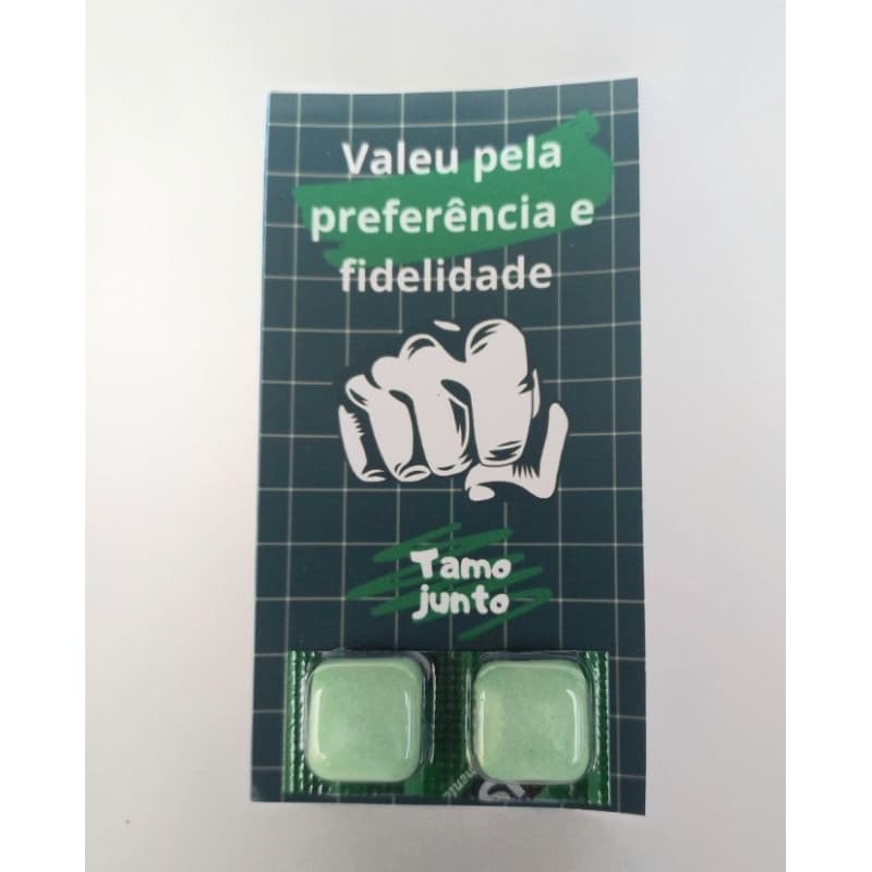 60 Lembrancinhas ou mimo para clientes homem masculino com chiclete ou mini lixa e palito