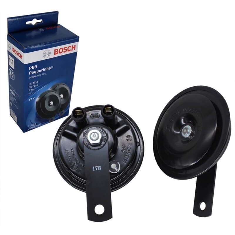 Buzina de Carro Automotivo Moto 12v Par UNIVERSAL Bosch