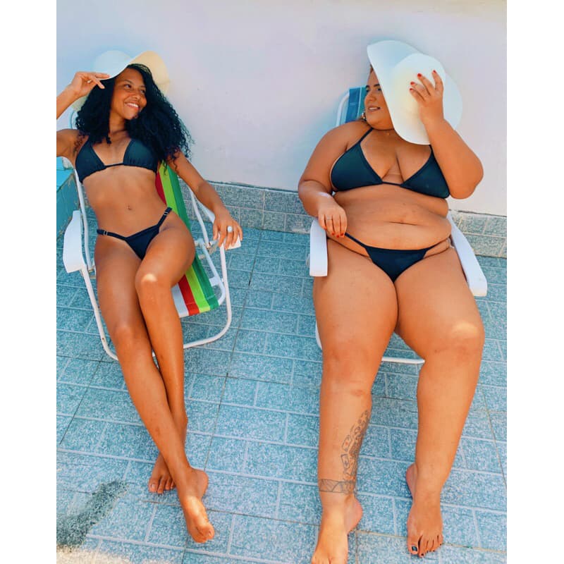 Biquíni marquinha de Fita Plus Size Regulável do 36 ao 56