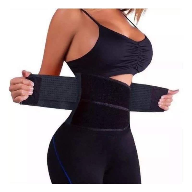 Cinta Feminina Modeladora Fitness Cinta Emagrecedora Pós parto de Velcro Pronta Entrega Promoção