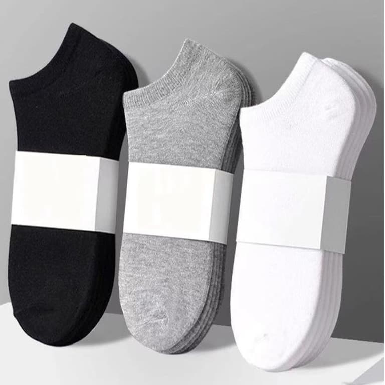 Kit 12 pares de Meia Masculino Lisa Soquete cano curto