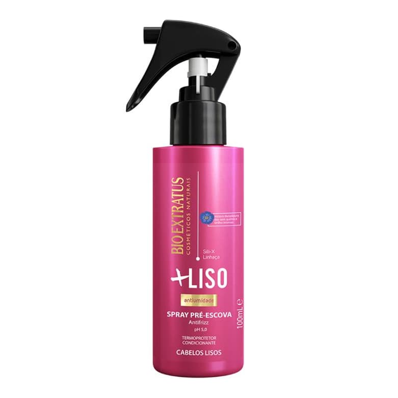 Finalizador Spray Mais Liso Bio Extratus Pré Escova 100ml