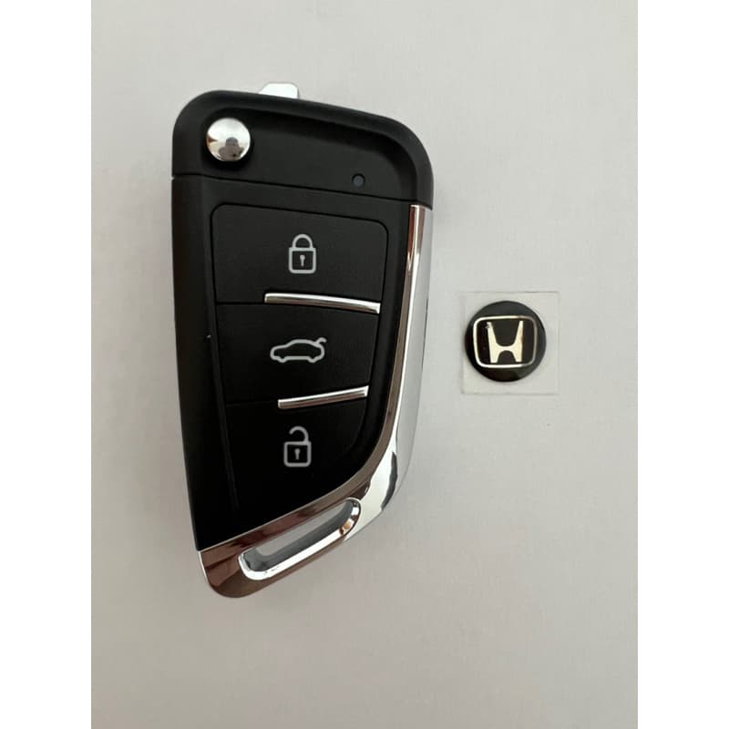 Chave canivete Honda modelo cromado alarme pósitron