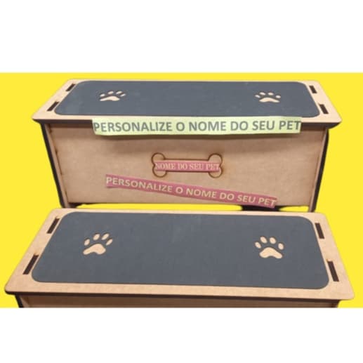 Escada Pet Cachorros em MDF 6MM, Com Carpete Antiderrapante