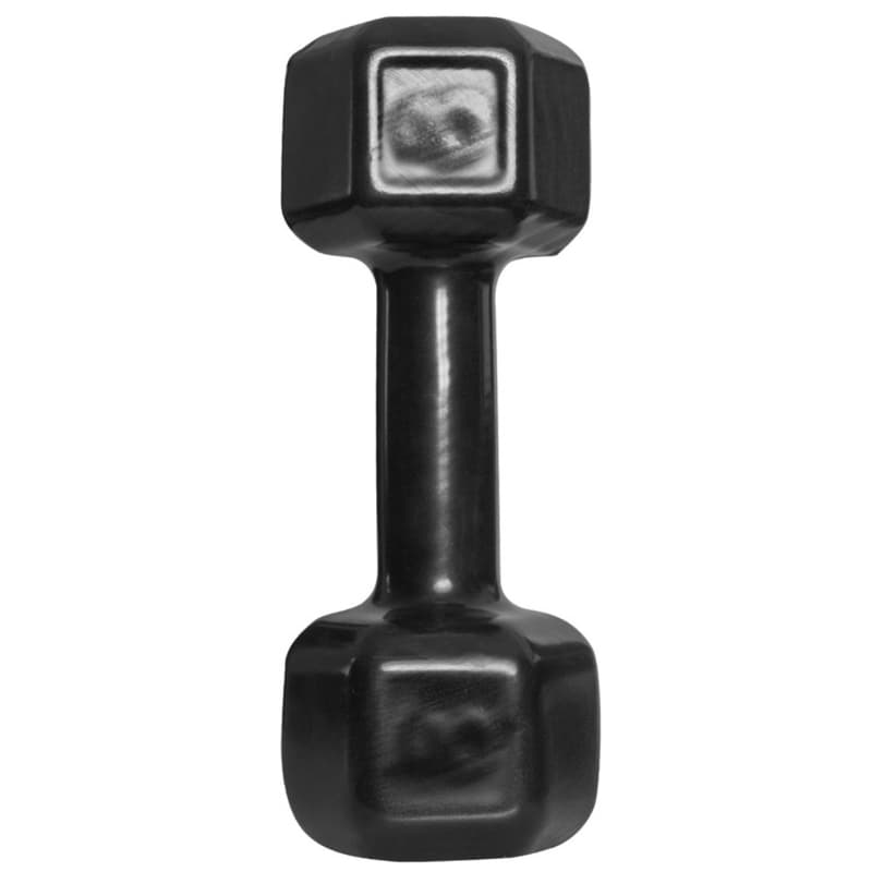 Halter emborrachado 8kg preto dumbell