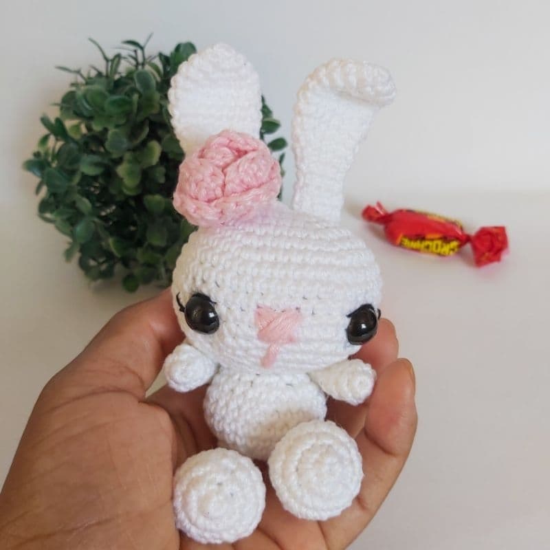 Coelhinha Amor Amigurumi Páscoa