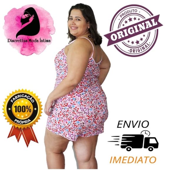 Baby Doll Plus Size, Liganete, Short Doll, Pijama, Pijamas, Pijamas Femininos Conjuntos, Conjunto, Roupas