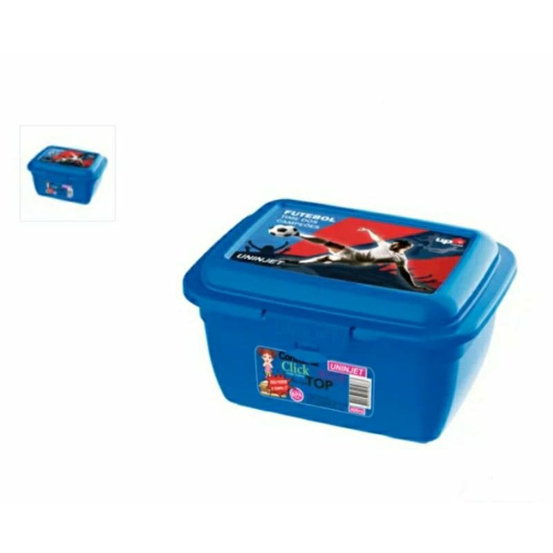 Pote Maleta de Plástico Multiuso 400 ml Azul Menino