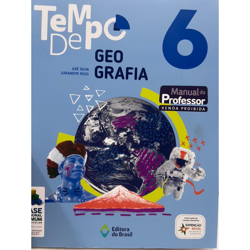 Livro Tempo de geografia ensino fundamental ll - Livro professor.