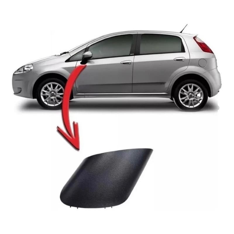 Acabamento Base Retrovisor Esquerdo Punto Linea original Fiat