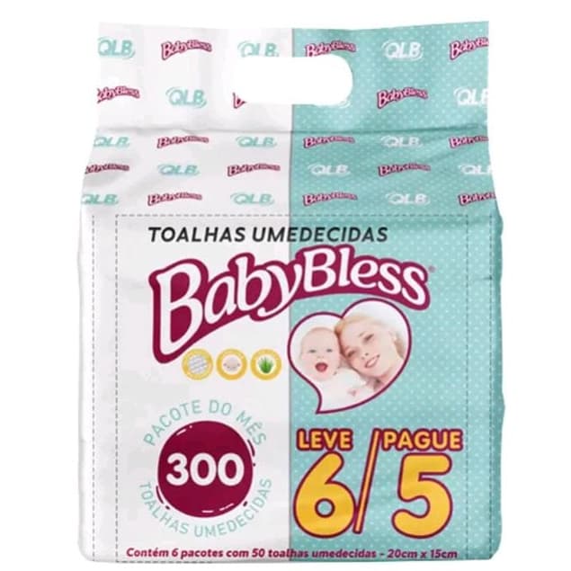 Toalhas umedecidas kit com 300 unidades de lenço umedecido